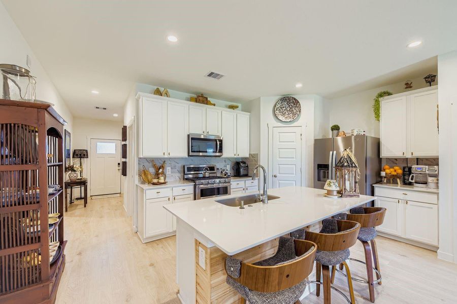 Furnished interior view inside a new home in , Katy (Image 9). Furnished interior view inside a new home in , Katy (Image 9).