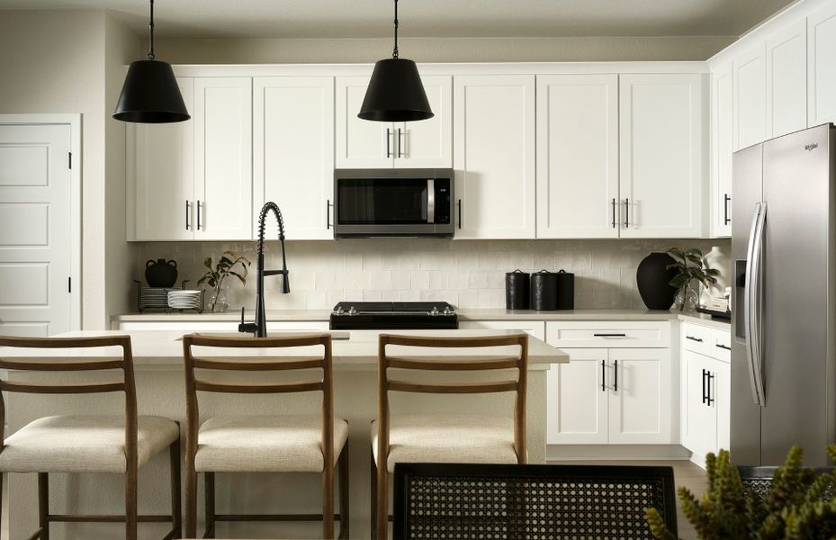 Furnished interior view inside a new home in Barefoot Village, Firestone (Image 3).