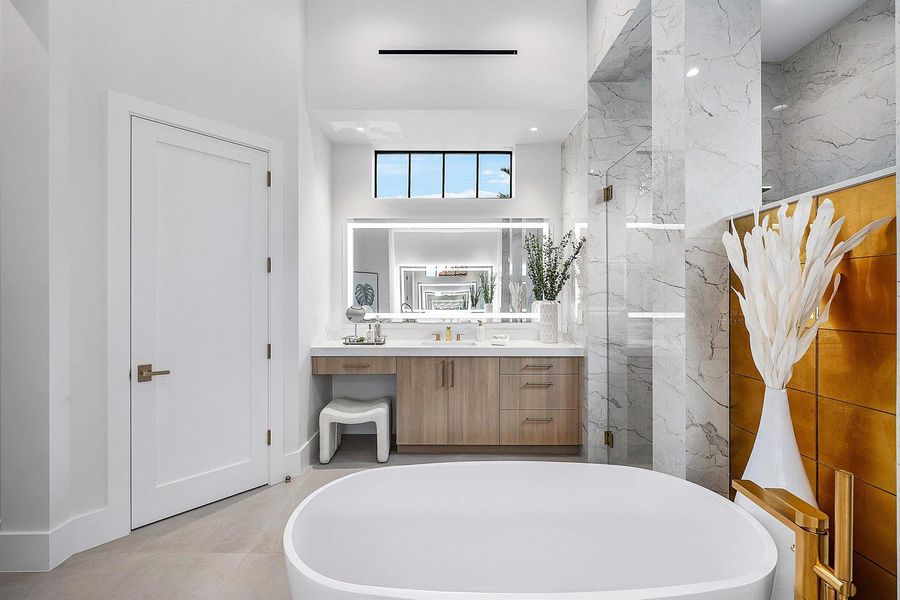His/Her vanities, separate WC His/Her vanities, separate WC