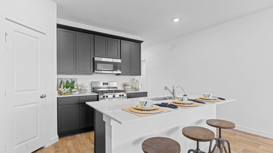 Furnished interior view inside a new home in Evergreen, Rosenberg (Image 13).