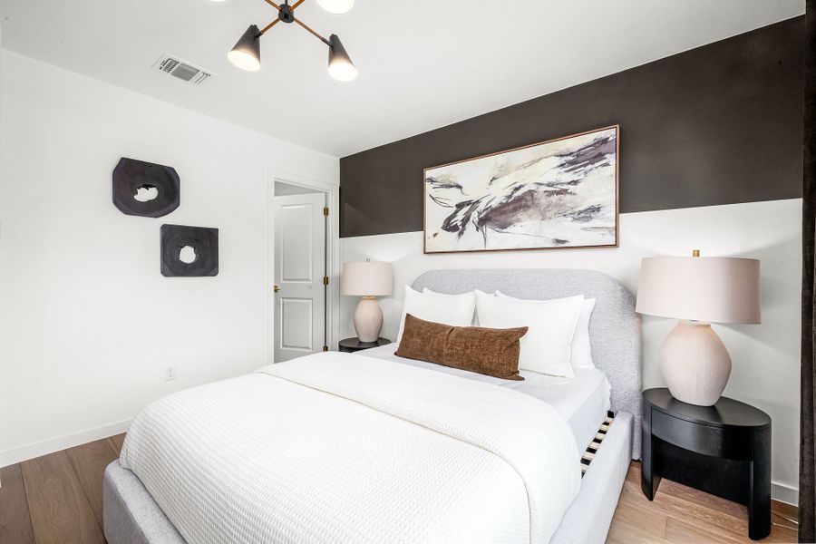 Representative furnished interior of a home built from the Waller by Pulte Homes in Monarch on Main, Round Rock (Image 6). Representative furnished interior of a home built from the Waller by Pulte Homes in Monarch on Main, Round Rock (Image 6).