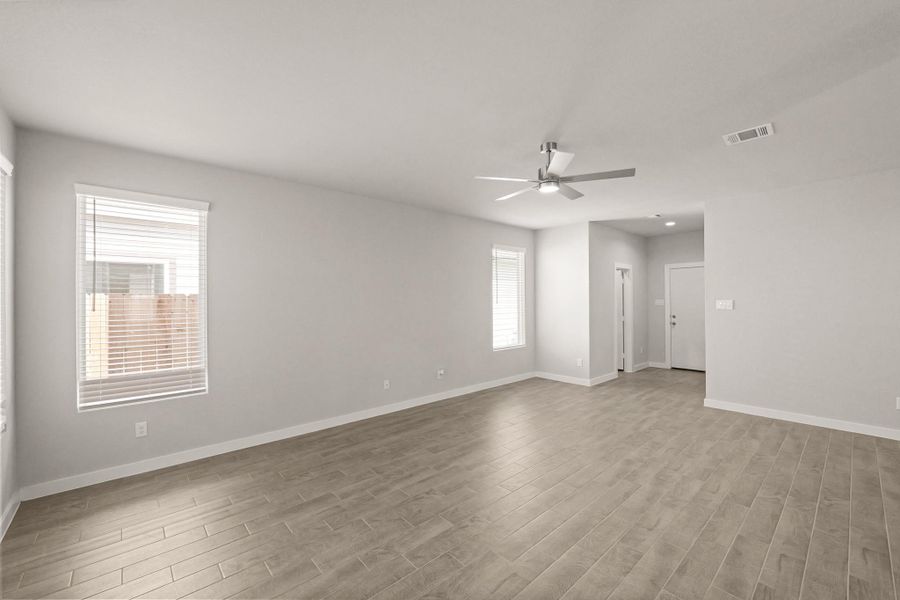 Spacious, unfurnished interior of a new home in Cypresswood Landing, Humble (Image 14).