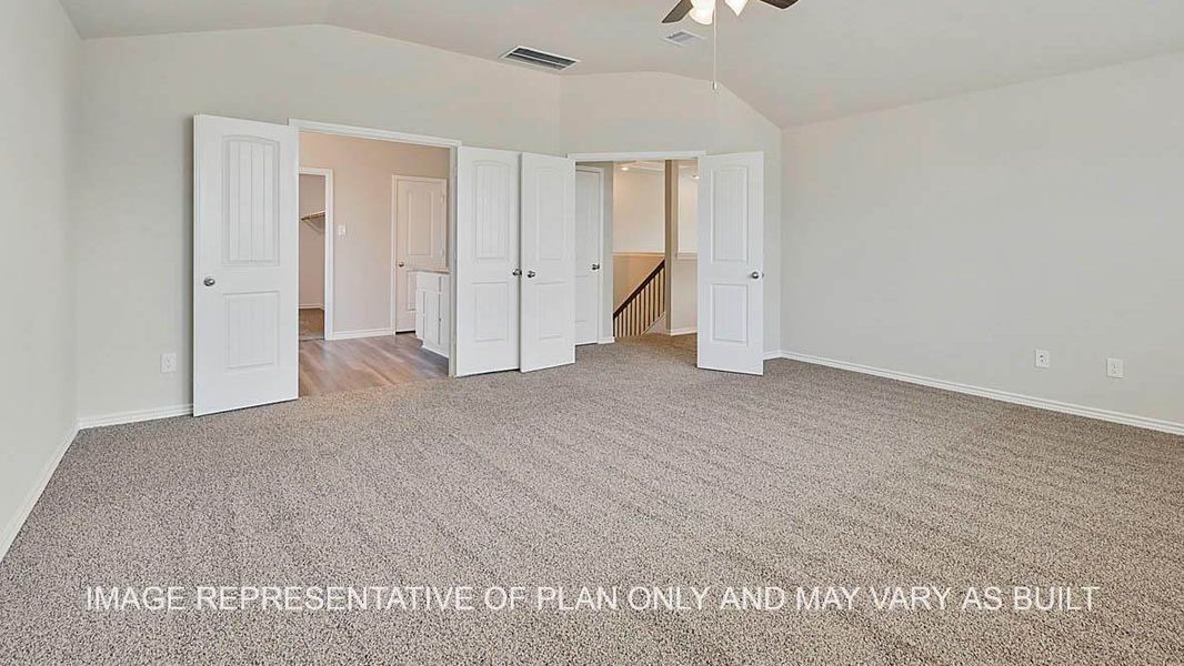 Spacious, unfurnished interior of a new home in Southern Pointe, College Station (Image 21).