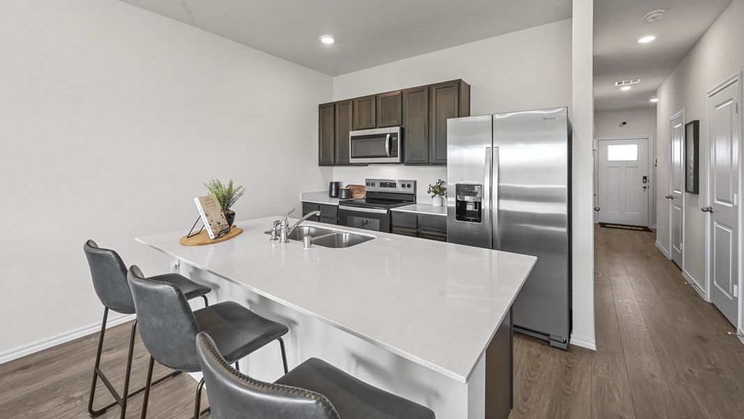 Furnished interior view inside a new home in Arbor Trails North, Princeton (Image 3).