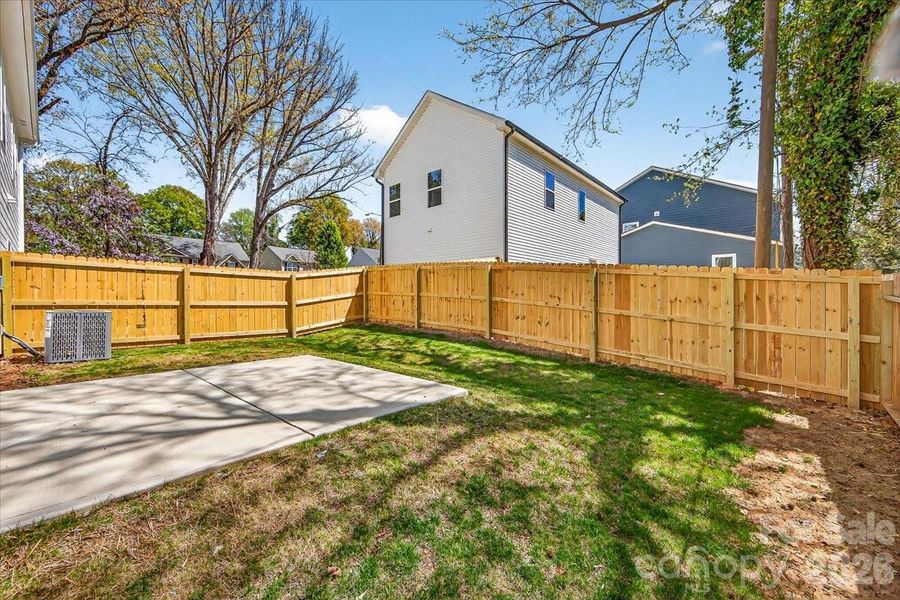 Exterior details and patio area of a home in , Charlotte (Image 4). Exterior details and patio area of a home in , Charlotte (Image 4).
