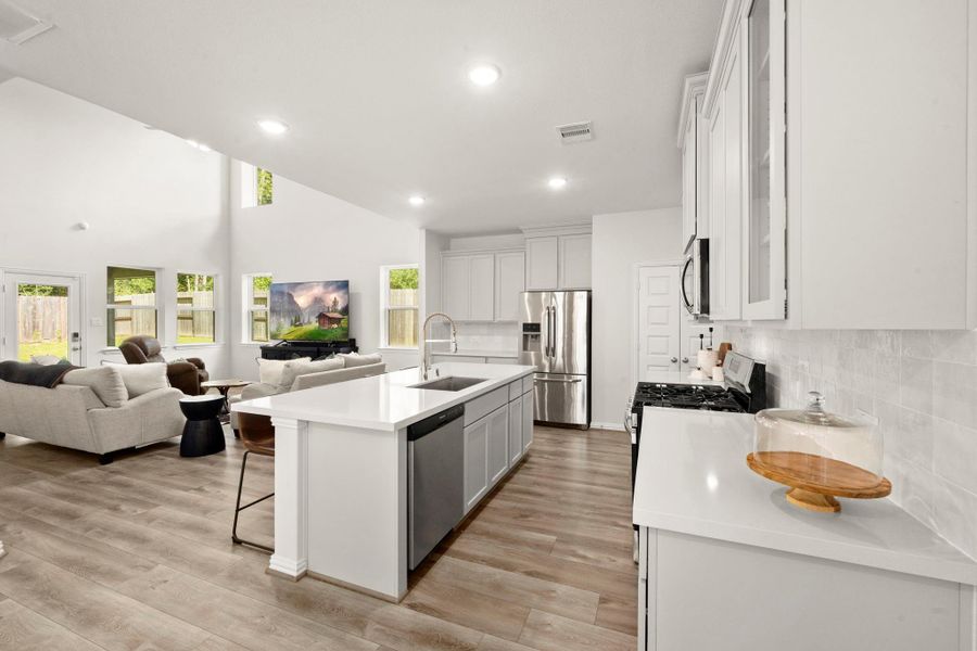 Furnished interior view inside a new home in , Conroe (Image 16). Furnished interior view inside a new home in , Conroe (Image 16).