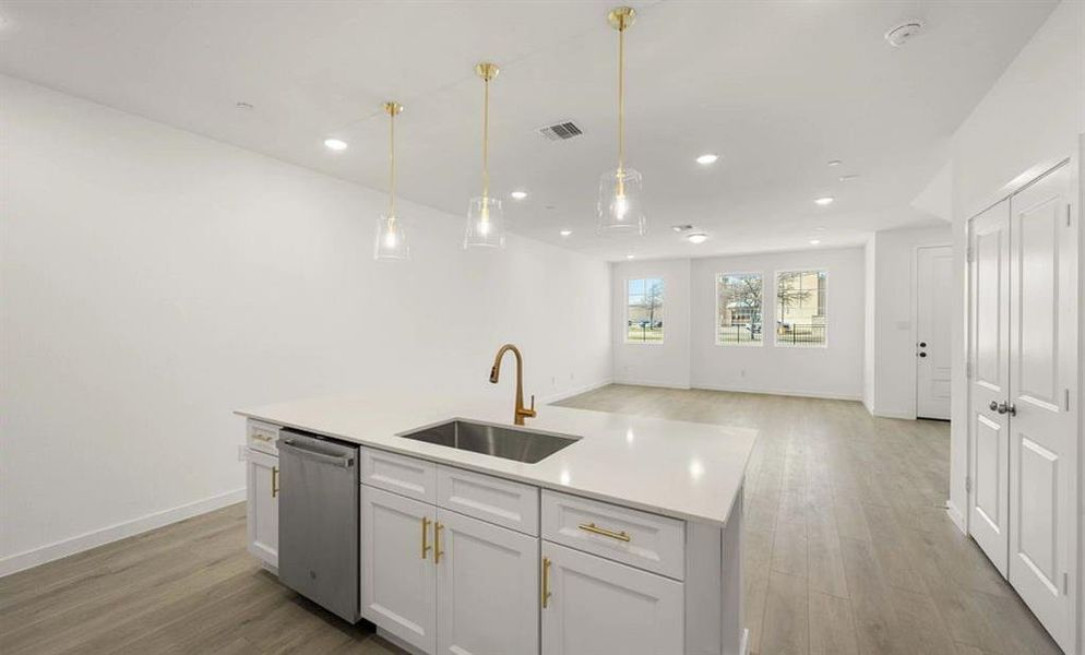 Open Kitchen-Living-Dining Room Representative Photo