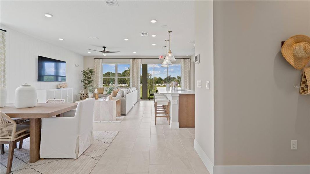 Furnished interior view inside a new home in Trailside, Mount Dora (Image 15). Furnished interior view inside a new home in Trailside, Mount Dora (Image 15).