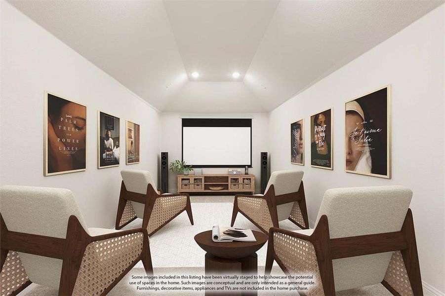 Furnished interior view inside a new home in Painted Tree, McKinney (Image 19). Furnished interior view inside a new home in Painted Tree, McKinney (Image 19).