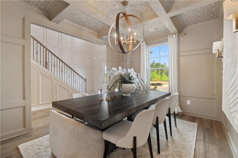 Furnished interior view inside a new home in Westwind Estates, Hampton (Image 5).