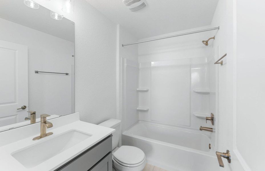 Furnished interior view inside a new home in Patterson Ranch, Georgetown (Image 7).