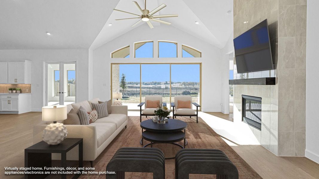 Furnished interior view inside a new home in Briarley, Montgomery (Image 10).