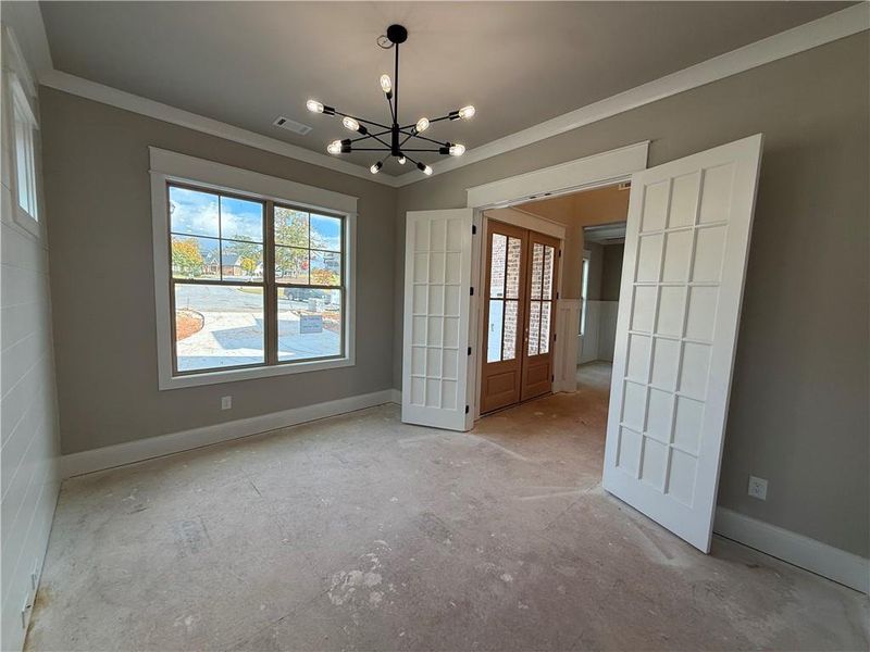 In-progress construction of a new home in , Jefferson, GA (Image 47).