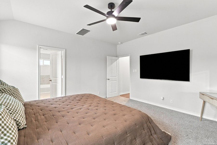 Furnished interior view inside a new home in Redbird Ranch, San Antonio (Image 7).