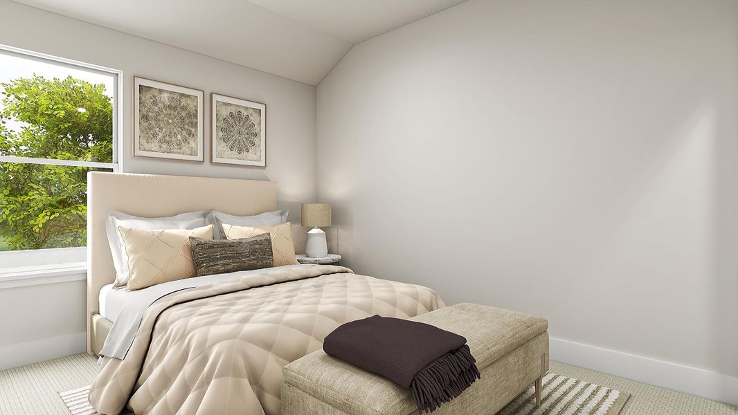 Representative furnished interior of a home built from the Hazel by Tri Pointe Homes in Landmark, Denton (Image 9). Representative furnished interior of a home built from the Hazel by Tri Pointe Homes in Landmark, Denton (Image 9).