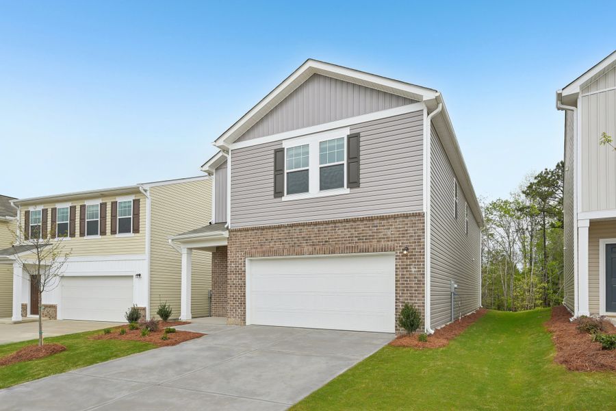 Representative exterior photo of a completed home built from the Apollo by Starlight Homes in The Point, Rolesville, NC (Image 28).