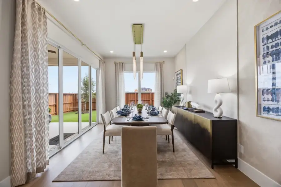 Representative furnished interior of a home built from the Rosalie by Landon Homes in Fields - Brookside, Frisco (Image 8).