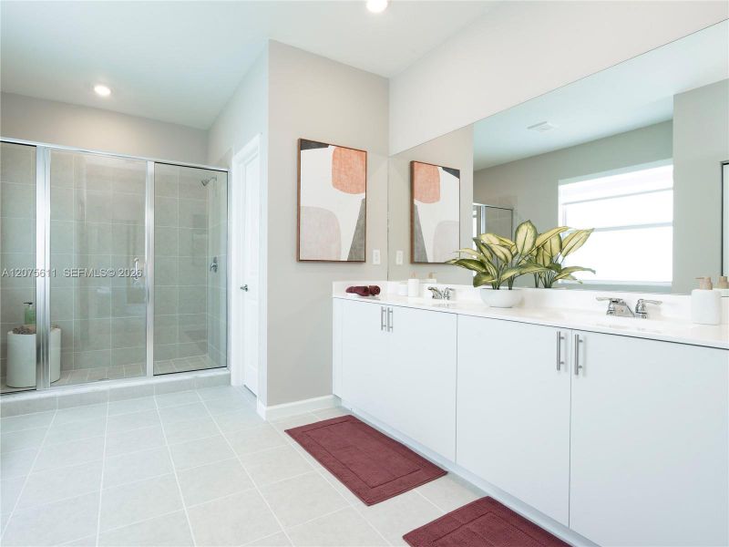 Furnished interior view inside a new home in Wildwood Groves, Miami (Image 5).
