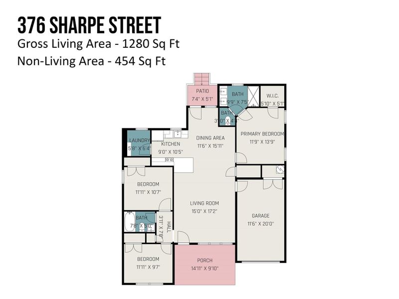 2D floor plan layout of this home in , Mooresville, NC (Image 4). 2D floor plan layout of this home in , Mooresville, NC (Image 4).