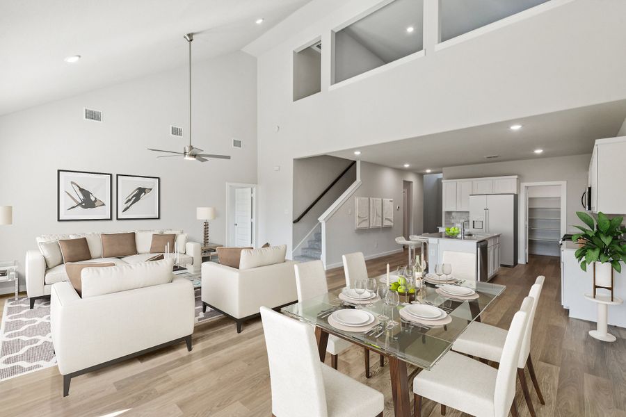 Open First Floor in the Winters home plan by Trophy Signature Homes – REPRESENTATIVE PHOTO Open First Floor in the Winters home plan by Trophy Signature Homes – REPRESENTATIVE PHOTO