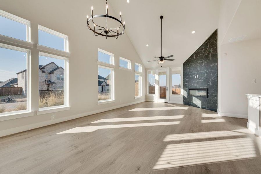 Spacious, unfurnished interior of a new home in Trails at Cottonwood Creek, Rowlett (Image 18). Spacious, unfurnished interior of a new home in Trails at Cottonwood Creek, Rowlett (Image 18).