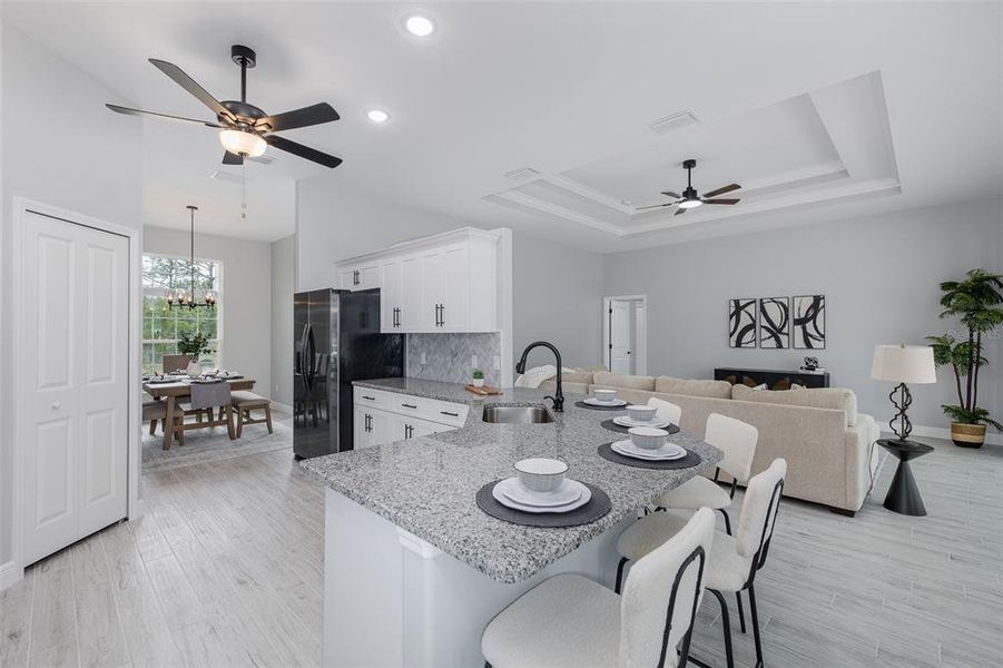 Furnished interior view inside a new home in , Homosassa (Image 37).