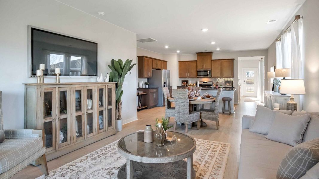 Furnished interior view inside a new home in Nexus South, Gallatin (Image 4).