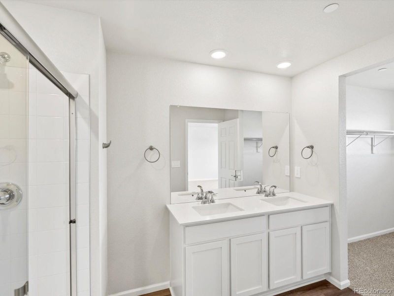 Furnished interior view inside a new home in Poudre Heights: The Meadow Collection, Windsor (Image 4).