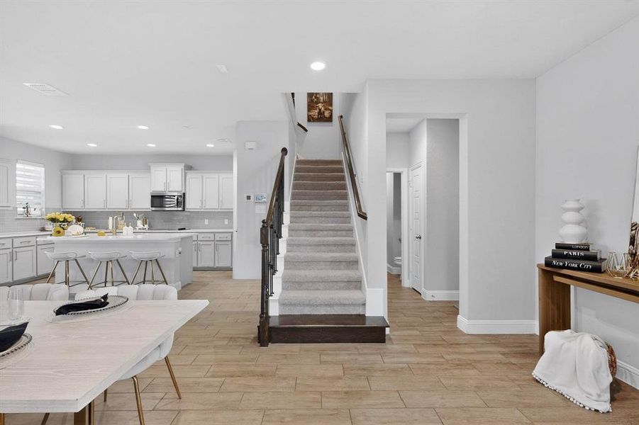 Furnished interior view inside a new home in , Watauga (Image 6).