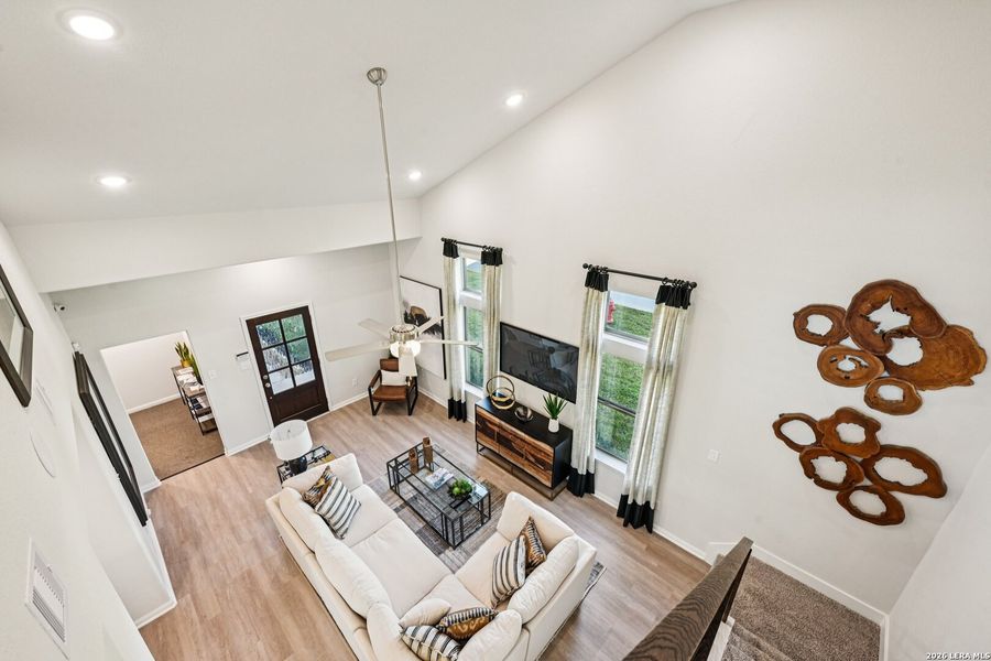 Furnished interior view inside a new home in Katzer Ranch, Converse (Image 18).