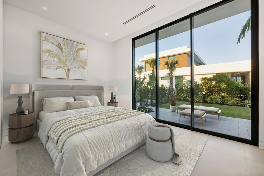 Furnished interior view inside a new home in , Palm Beach Gardens (Image 12).
