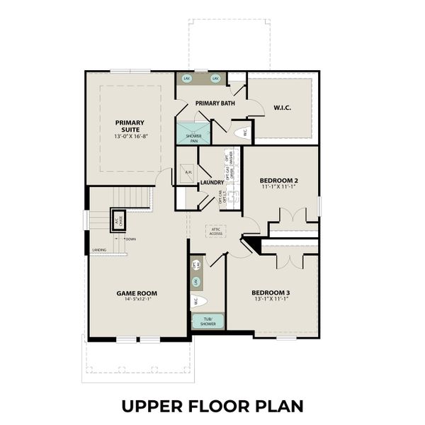 2D floor plan layout for the The Solara by Davidson Homes LLC in Sunterra, Katy, TX (Image 4). 2D floor plan layout for the The Solara by Davidson Homes LLC in Sunterra, Katy, TX (Image 4).