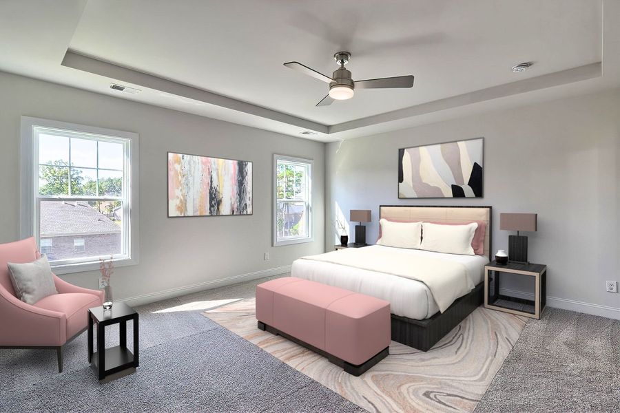 Representative furnished interior of a home built from the The Mia by Stanley Martin Homes in Parkers Summit, Greer (Image 8).