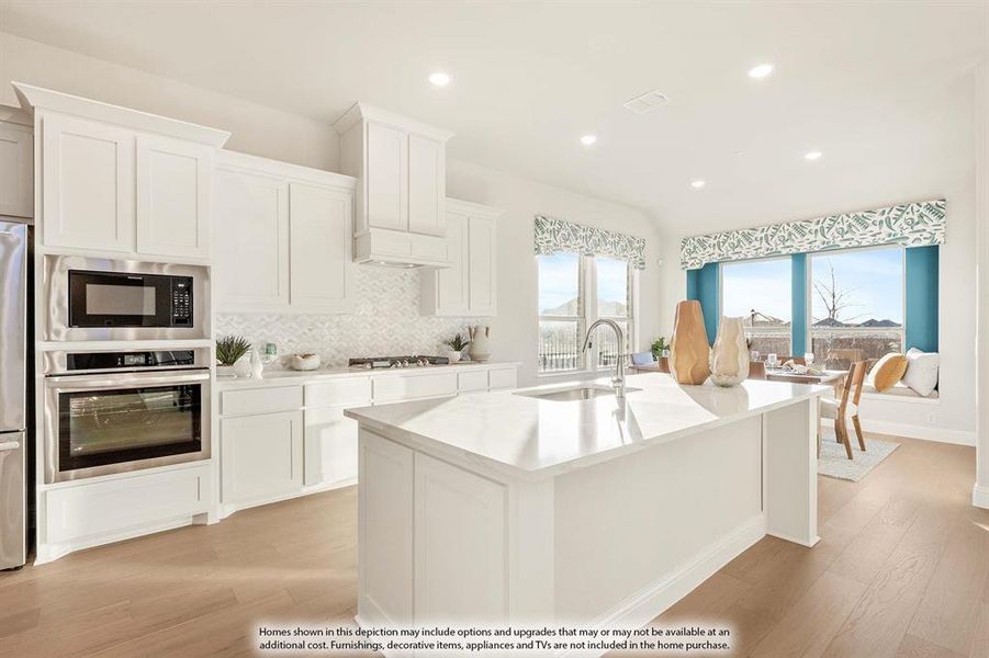Furnished interior view inside a new home in ArrowBrooke, Aubrey (Image 13).