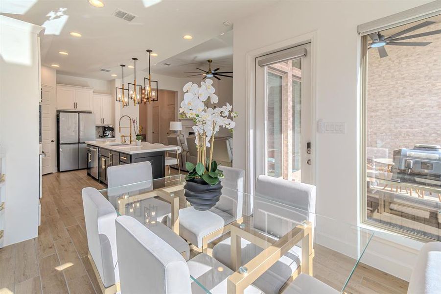 Furnished interior view inside a new home in Sweetgrass, Haslet (Image 9). Furnished interior view inside a new home in Sweetgrass, Haslet (Image 9).