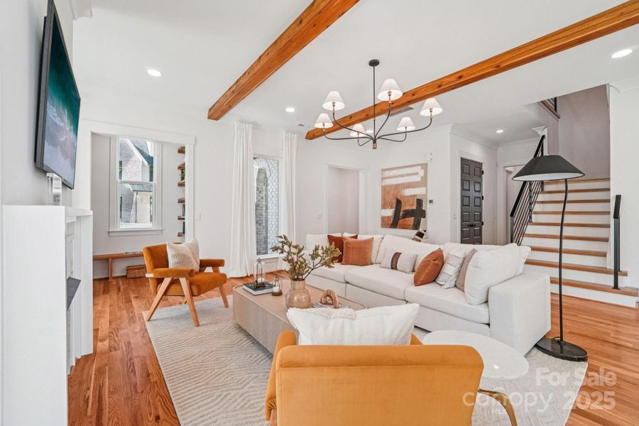 Furnished interior view inside a new home in , Charlotte (Image 28).