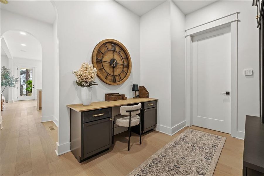 Furnished interior view inside a new home in , Johns Creek (Image 32).