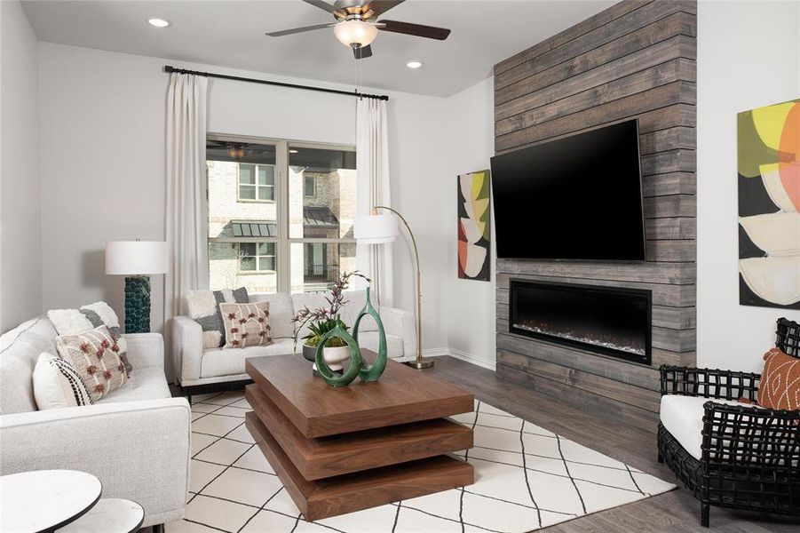 Furnished interior view inside a new home in , Frisco (Image 15). Furnished interior view inside a new home in , Frisco (Image 15).