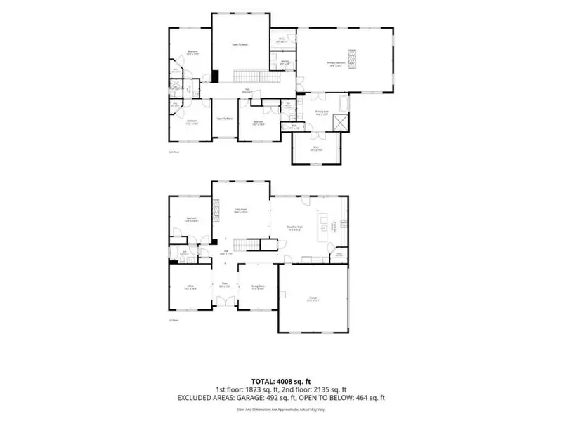2D floor plan layout of this home in , Conyers, GA (Image 4).