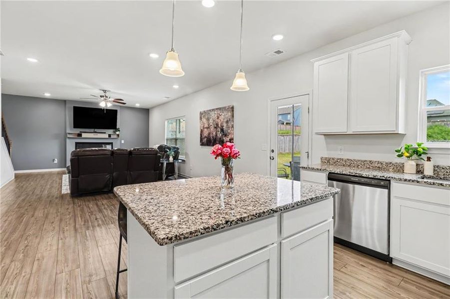 Furnished interior view inside a new home in , Cartersville (Image 17).