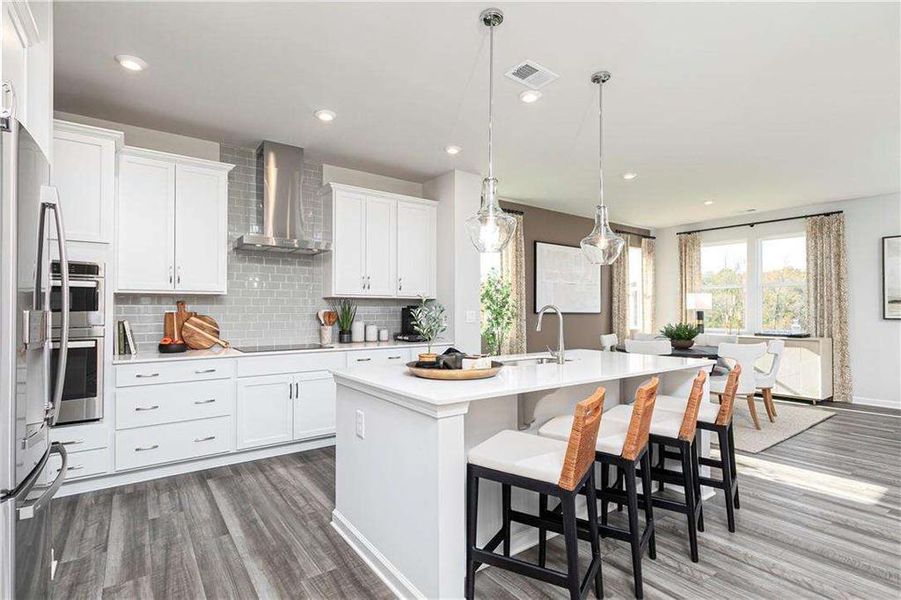 Furnished interior view inside a new home in River Oaks, Locust Grove (Image 10).
