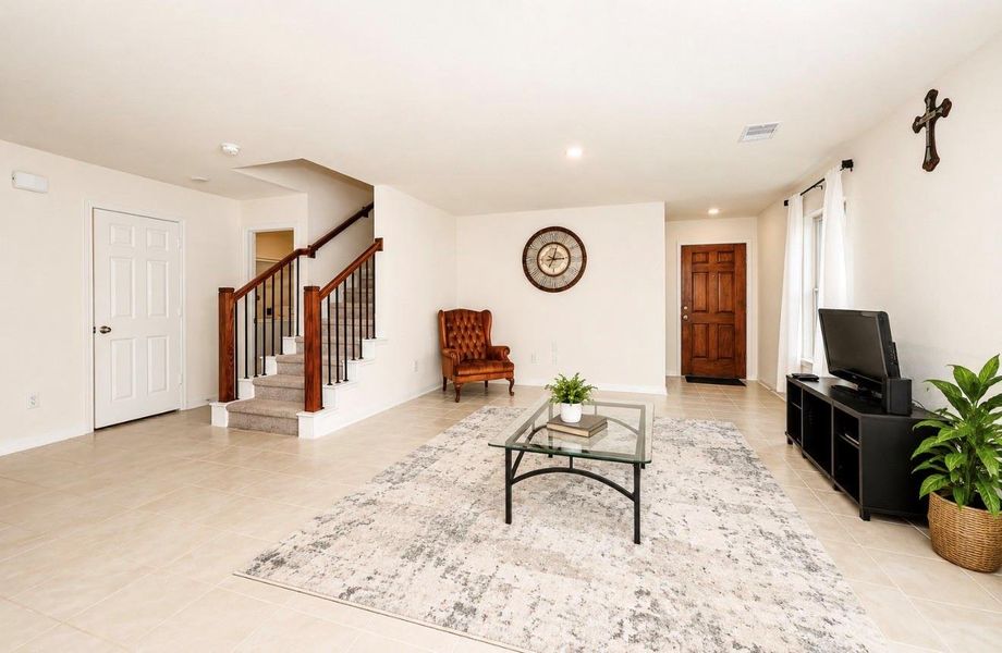 Furnished interior view inside a new home in , Katy (Image 13). Furnished interior view inside a new home in , Katy (Image 13).