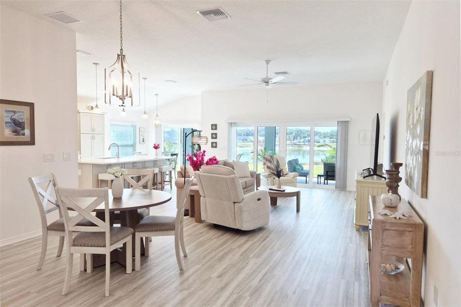 Furnished interior view inside a new home in , The Villages (Image 21).
