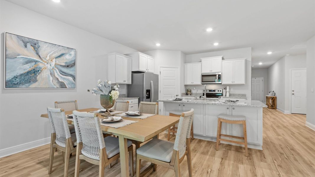 Furnished interior view inside a new home in Pine Dove Estates, Tallahassee (Image 12).