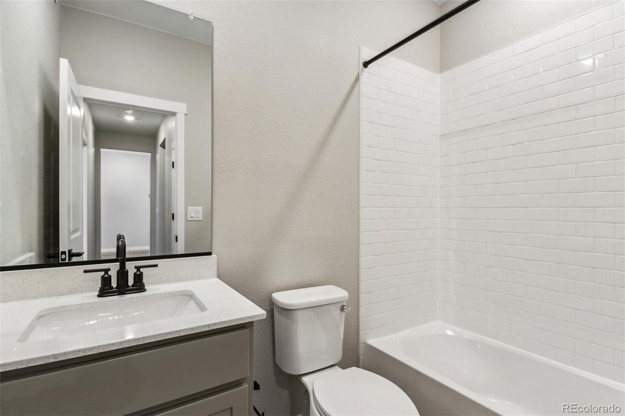 Furnished interior view inside a new home in Second Creek Farm, Commerce City (Image 3).