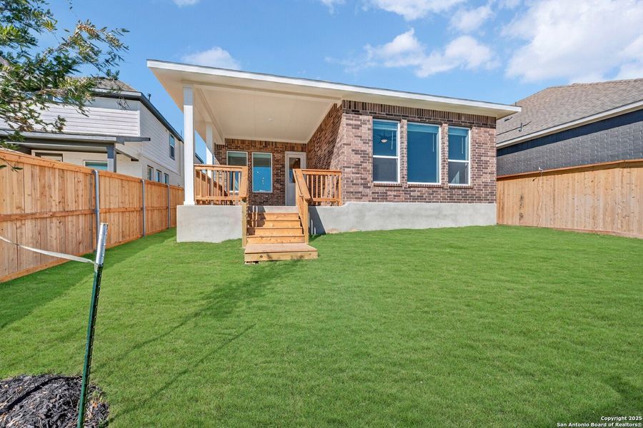 Exterior details and patio area of a home in , New Braunfels (Image 3). Exterior details and patio area of a home in , New Braunfels (Image 3).