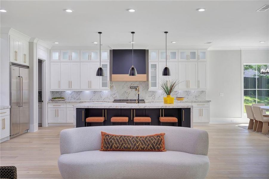 Furnished interior view inside a new home in , Suwanee (Image 7).