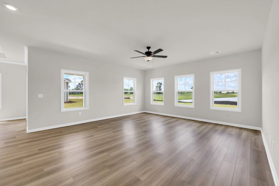 Representative unfurnished interior of a home built from the Addison II by Great Southern Homes in Westfield, Conway (Image 11).