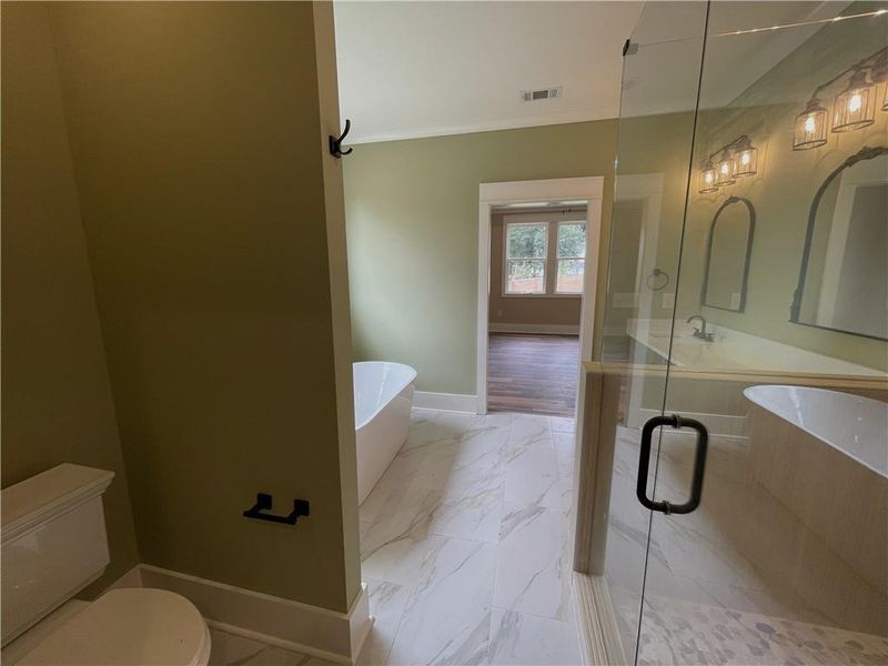 Furnished interior view inside a new home in , Monroe (Image 8).