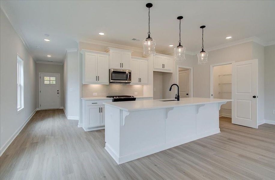 Furnished interior view inside a new home in Cherokee Township, Acworth (Image 5).